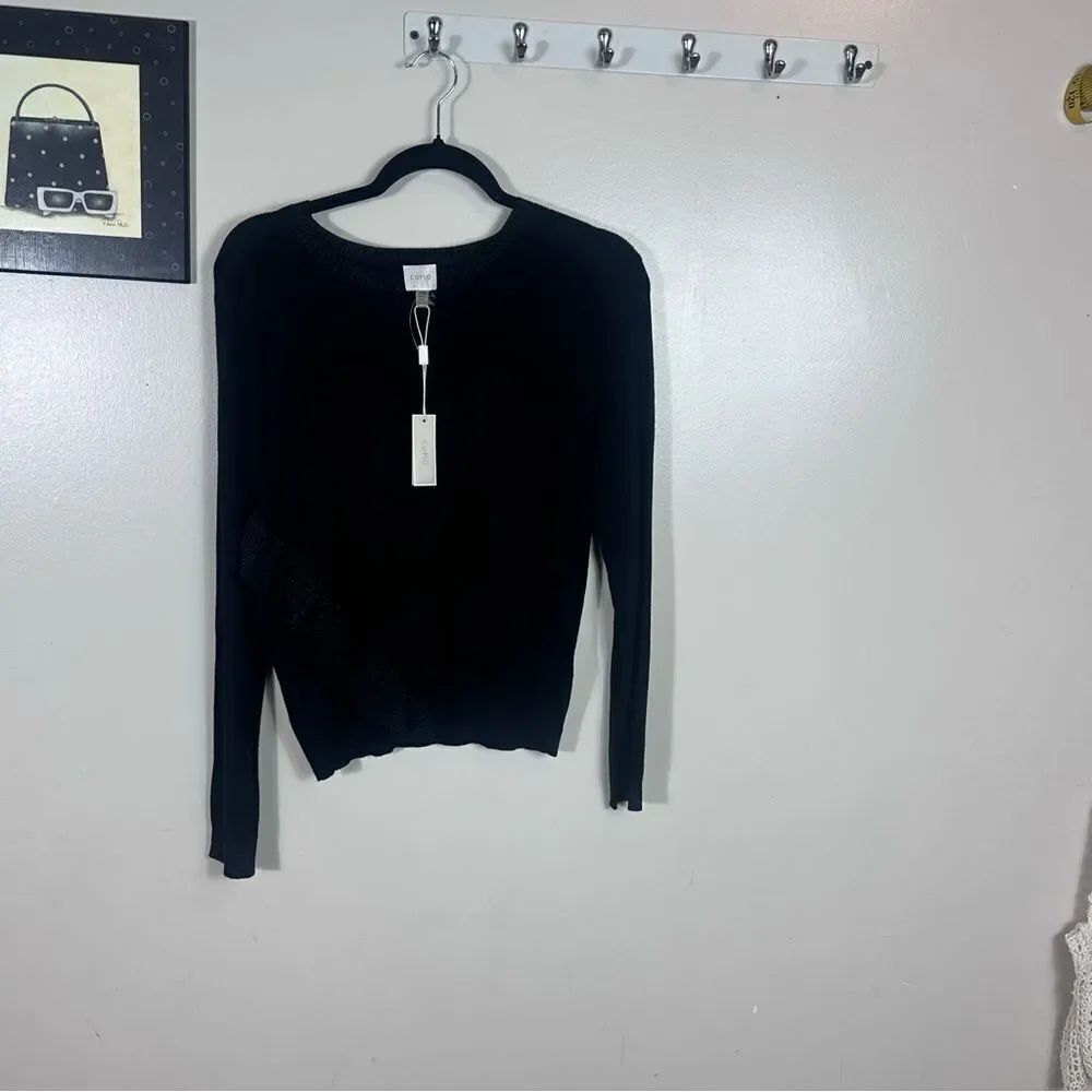 Cupio Elegant Black Long Sleeve Tee